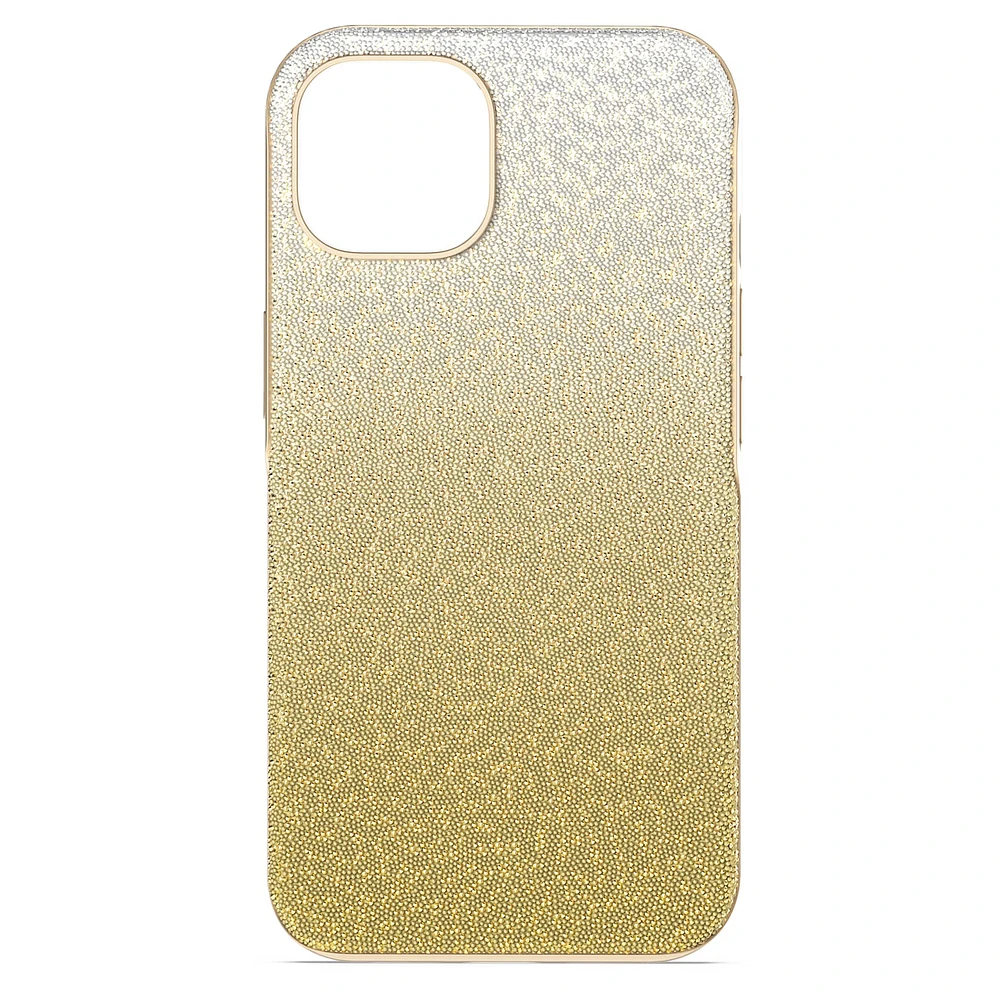 High smartphone case, Colour gradient, iPhone® 14, Gold tone by SWAROVSKI