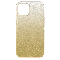 High smartphone case, Colour gradient, iPhone® 14, Gold tone by SWAROVSKI