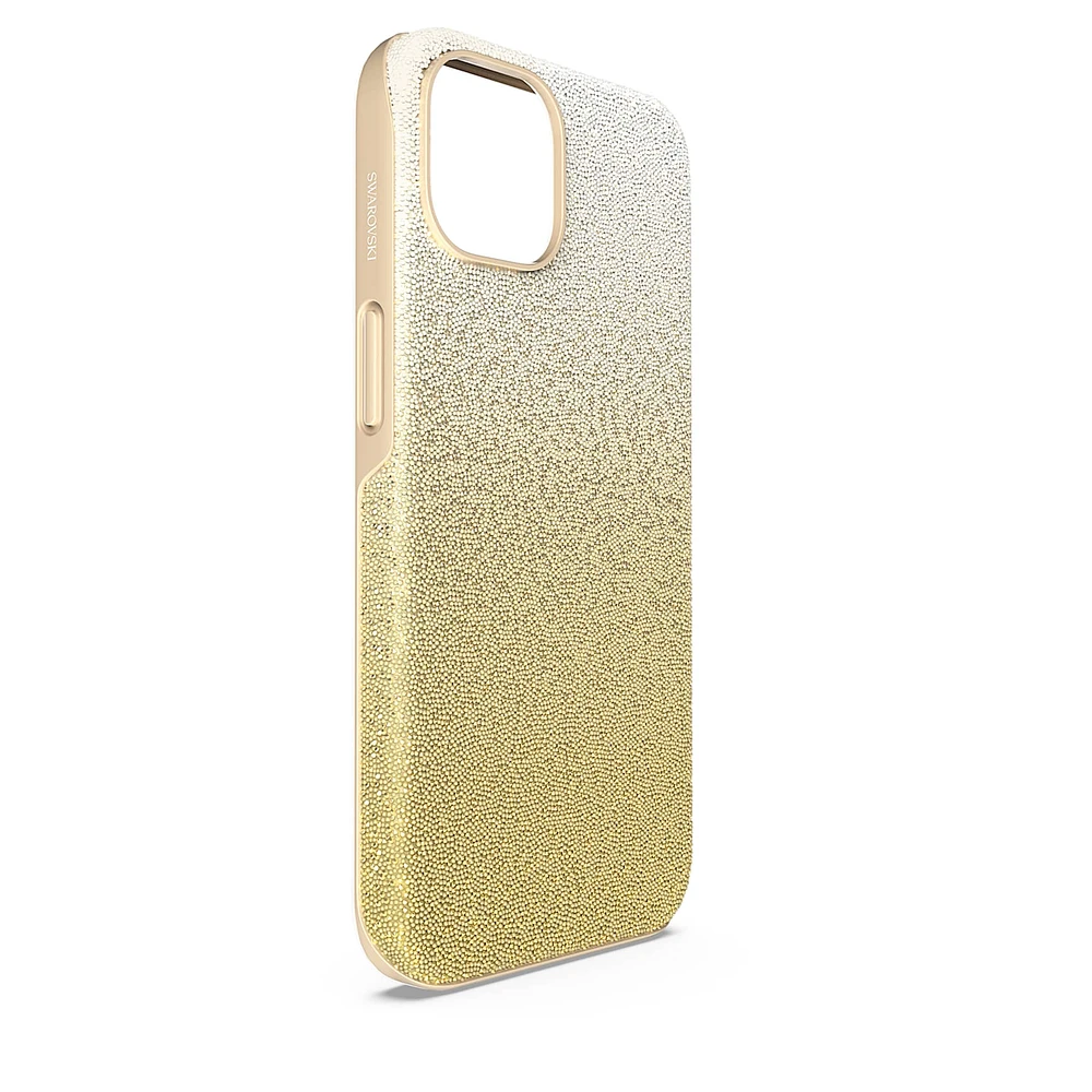 High smartphone case, Colour gradient, iPhone® 14, Gold tone by SWAROVSKI