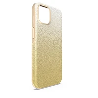 High smartphone case, Colour gradient, iPhone® 14, Gold tone by SWAROVSKI