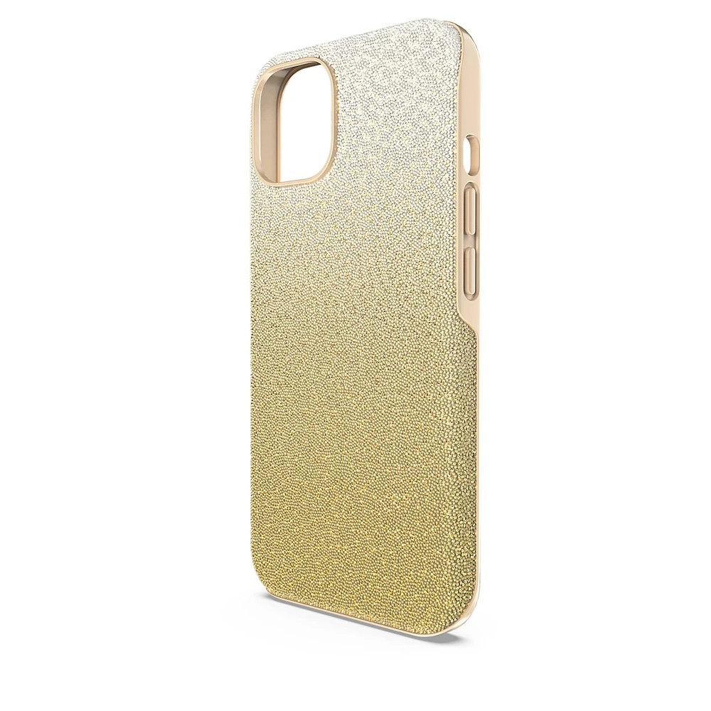 High smartphone case, Colour gradient, iPhone® 14, Gold tone by SWAROVSKI