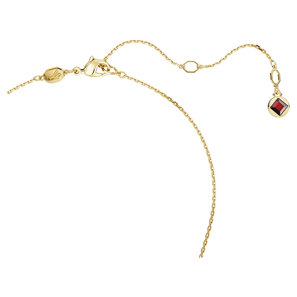 Chinese Zodiac pendant, Dragon, Yellow, Gold-tone plated by SWAROVSKI