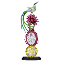 Idyllia Sugarbird and Dragon Fruit Totem by SWAROVSKI