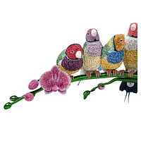 Crystal Myriad Gouldian Finches by SWAROVSKI