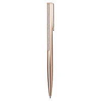 Crystal Shimmer ballpoint pen, Rose gold tone, Rose gold-tone finish by SWAROVSKI