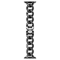Sparkling chain strap, For Apple Watch® 40 mm & 41mm, Black, Black finish by SWAROVSKI