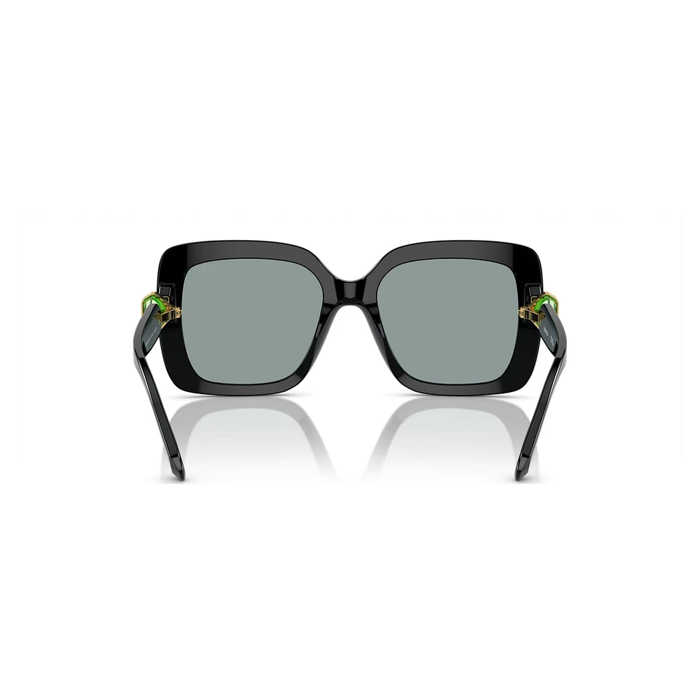 Sunglasses, Oversized, Square shape, SK6001, Black by SWAROVSKI