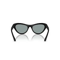 Sunglasses, Cat-Eye shape, SK6007, Black by SWAROVSKI