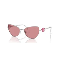 Sunglasses, Cat-Eye shape, SK7003, Pink by SWAROVSKI
