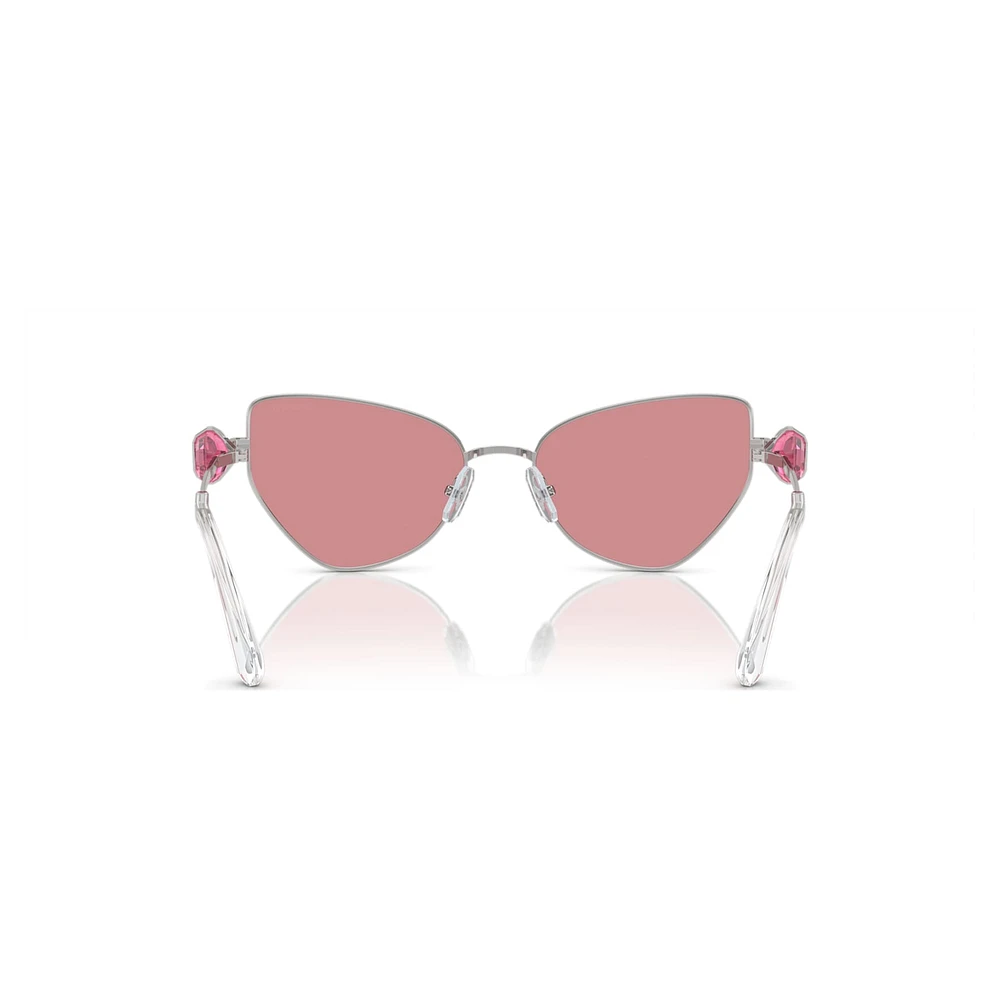 Sunglasses, Cat-Eye shape, SK7003, Pink by SWAROVSKI