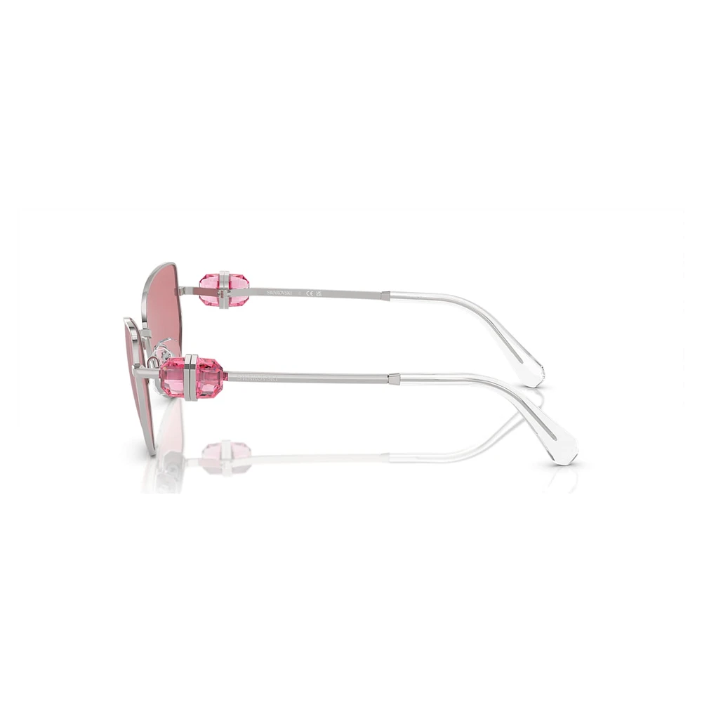 Sunglasses, Cat-Eye shape, SK7003, Pink by SWAROVSKI