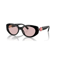 Sunglasses, Cat-Eye shape, SK6002, Multicoloured by SWAROVSKI