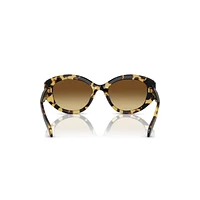 Sunglasses, Cat-Eye shape, SK6008, Brown by SWAROVSKI