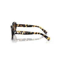 Sunglasses, Cat-Eye shape, SK6008, Brown by SWAROVSKI
