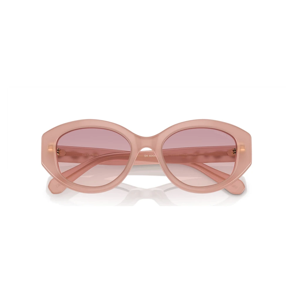 Sunglasses, Cat-Eye shape, SK6005, Pink by SWAROVSKI