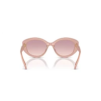Sunglasses, Cat-Eye shape, SK6005, Pink by SWAROVSKI