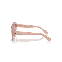 Sunglasses, Cat-Eye shape, SK6005, Pink by SWAROVSKI