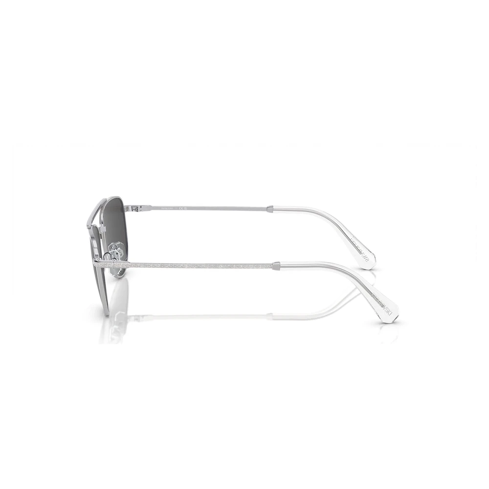 Sunglasses, Pilot shape, SK7007, Black by SWAROVSKI