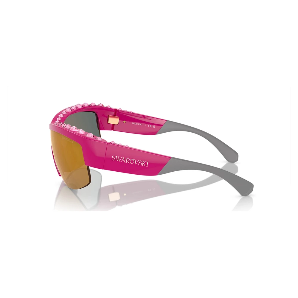 Sunglasses, Mask shape, SK1126, Pink by SWAROVSKI