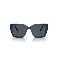 Sunglasses, Square shape, SK6013, Blue by SWAROVSKI