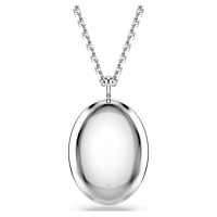 Idyllia pendant, Flower, Yellow, Rhodium plated by SWAROVSKI