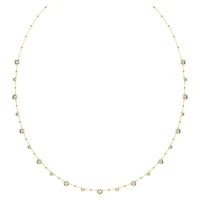 Imber strandage, Round cut, White, Gold-tone plated by SWAROVSKI
