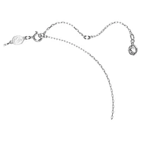 Swarovski Iconic Swan pendant, Swan, Small, Blue, Rhodium plated by SWAROVSKI
