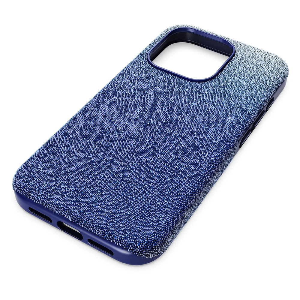 High smartphone case, Colour gradient, iPhone® 15 Pro, Blue by SWAROVSKI