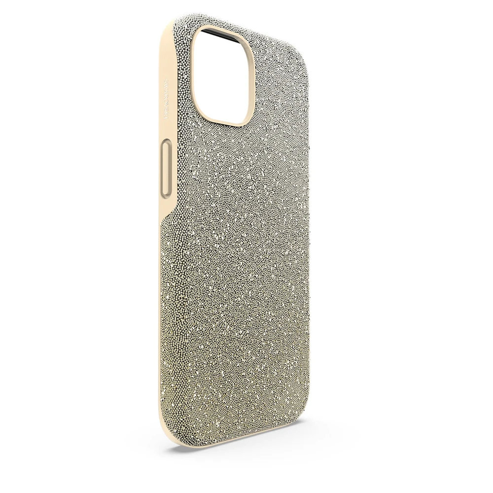 High smartphone case, Colour gradient, iPhone® 15, Gold tone by SWAROVSKI