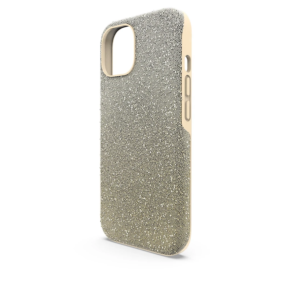 High smartphone case, Colour gradient, iPhone® 15, Gold tone by SWAROVSKI