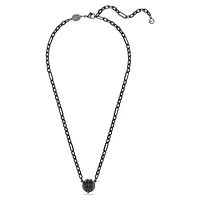 Dragon & Phoenix pendant, Dragon’s claw, Black, Ruthenium plated by SWAROVSKI