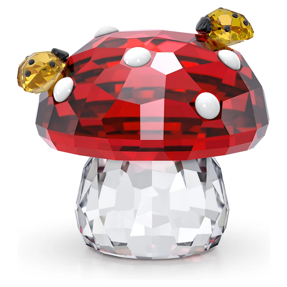 Idyllia Mushroom and Ladybugs by SWAROVSKI