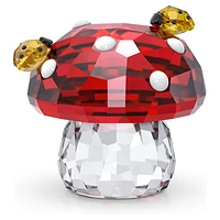 Idyllia Mushroom and Ladybugs by SWAROVSKI