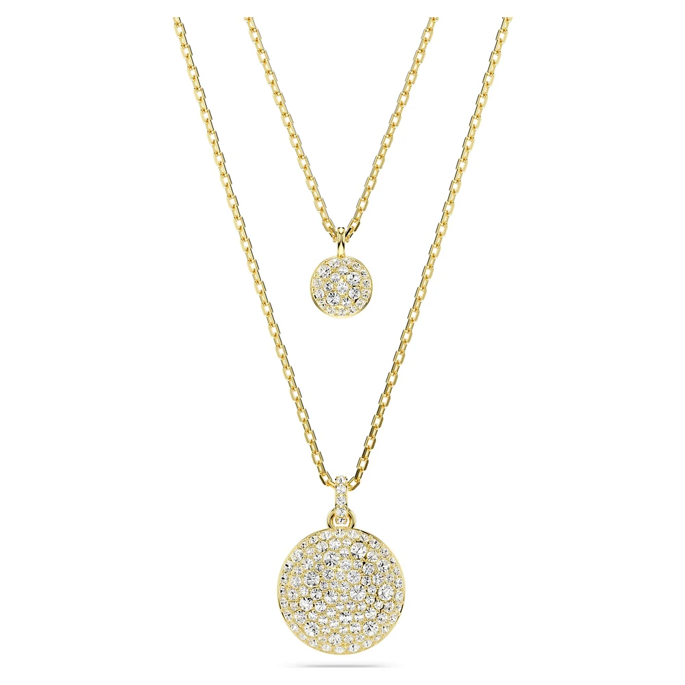 Meteora layered pendant, White