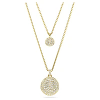 Meteora layered pendant, White