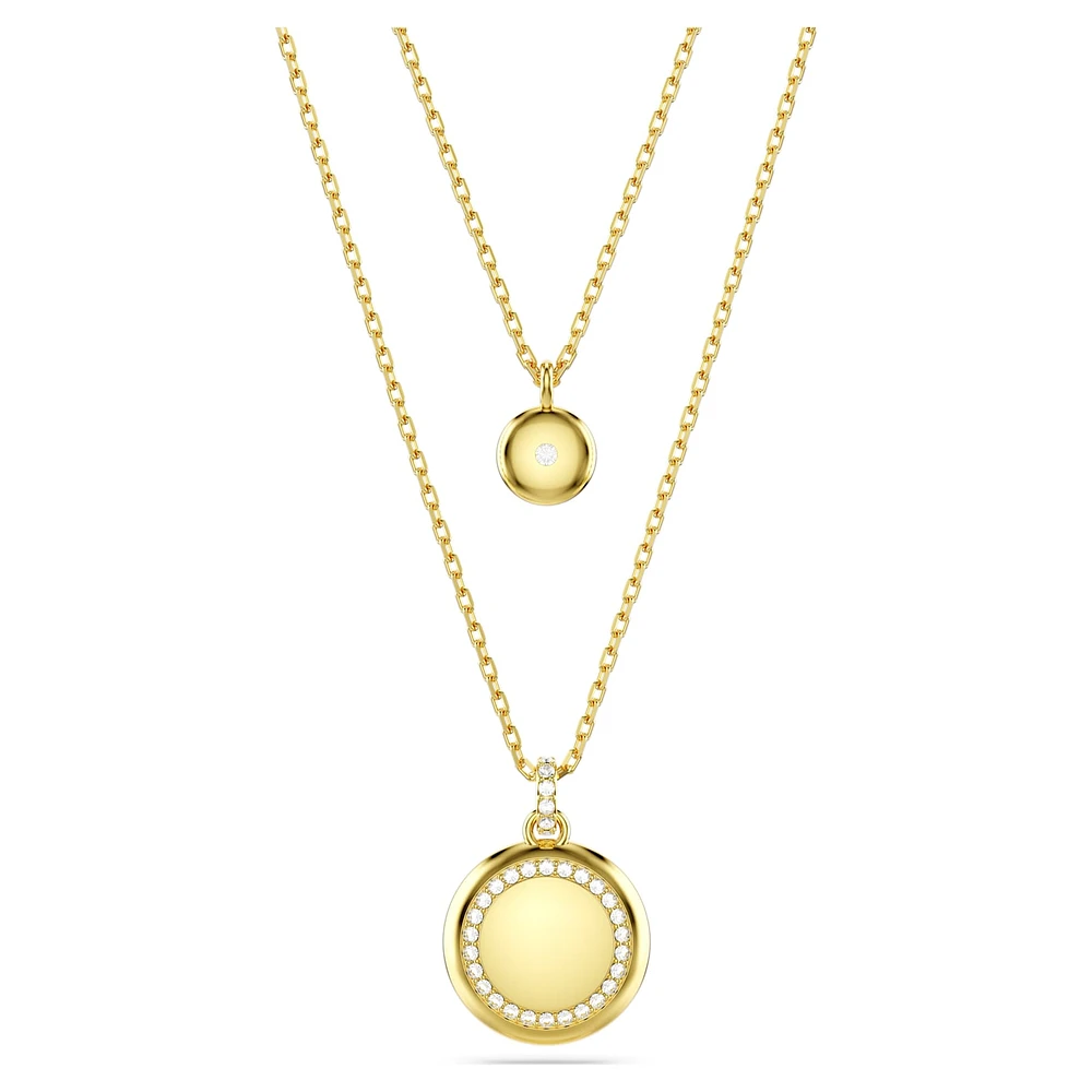 Meteora layered pendant, White