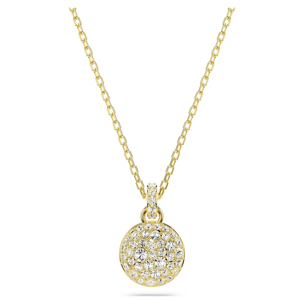 Meteora pendant, White, Gold-tone plated by SWAROVSKI