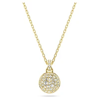 Meteora pendant, White, Gold-tone plated by SWAROVSKI