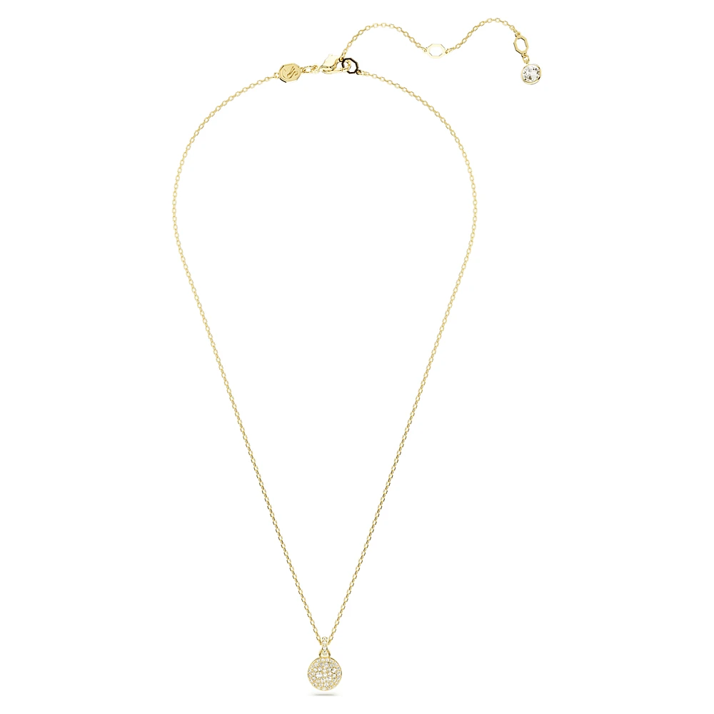 Meteora pendant, White, Gold-tone plated by SWAROVSKI
