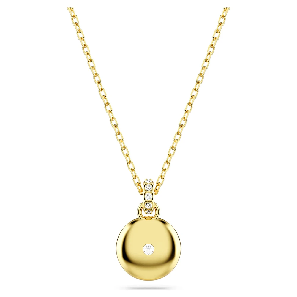 Meteora pendant, White, Gold-tone plated by SWAROVSKI