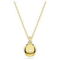 Meteora pendant, White, Gold-tone plated by SWAROVSKI