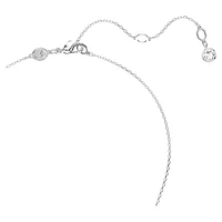 Meteora set, White, Rhodium plated by SWAROVSKI