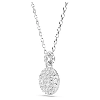 Meteora set, White, Rhodium plated by SWAROVSKI