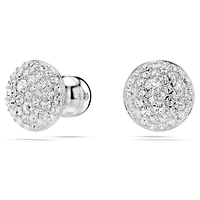 Meteora set, White, Rhodium plated by SWAROVSKI