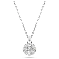Meteora pendant, White, Rhodium plated by SWAROVSKI