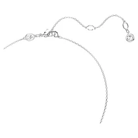 Meteora pendant, White, Rhodium plated by SWAROVSKI