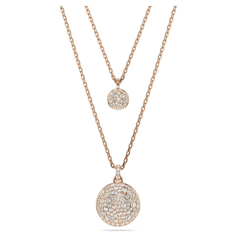 Meteora layered pendant, White