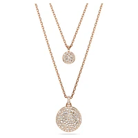 Meteora layered pendant, White