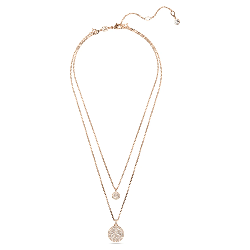 Meteora layered pendant, White
