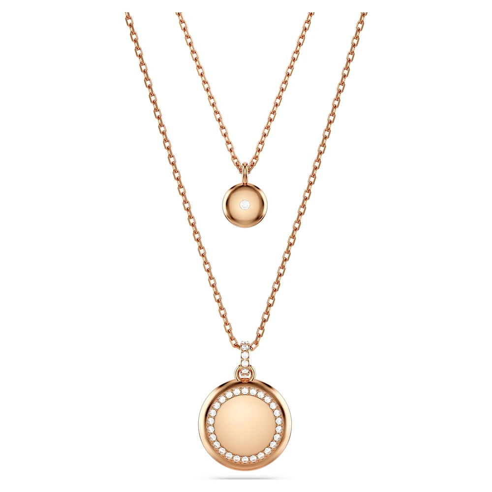 Meteora layered pendant, White